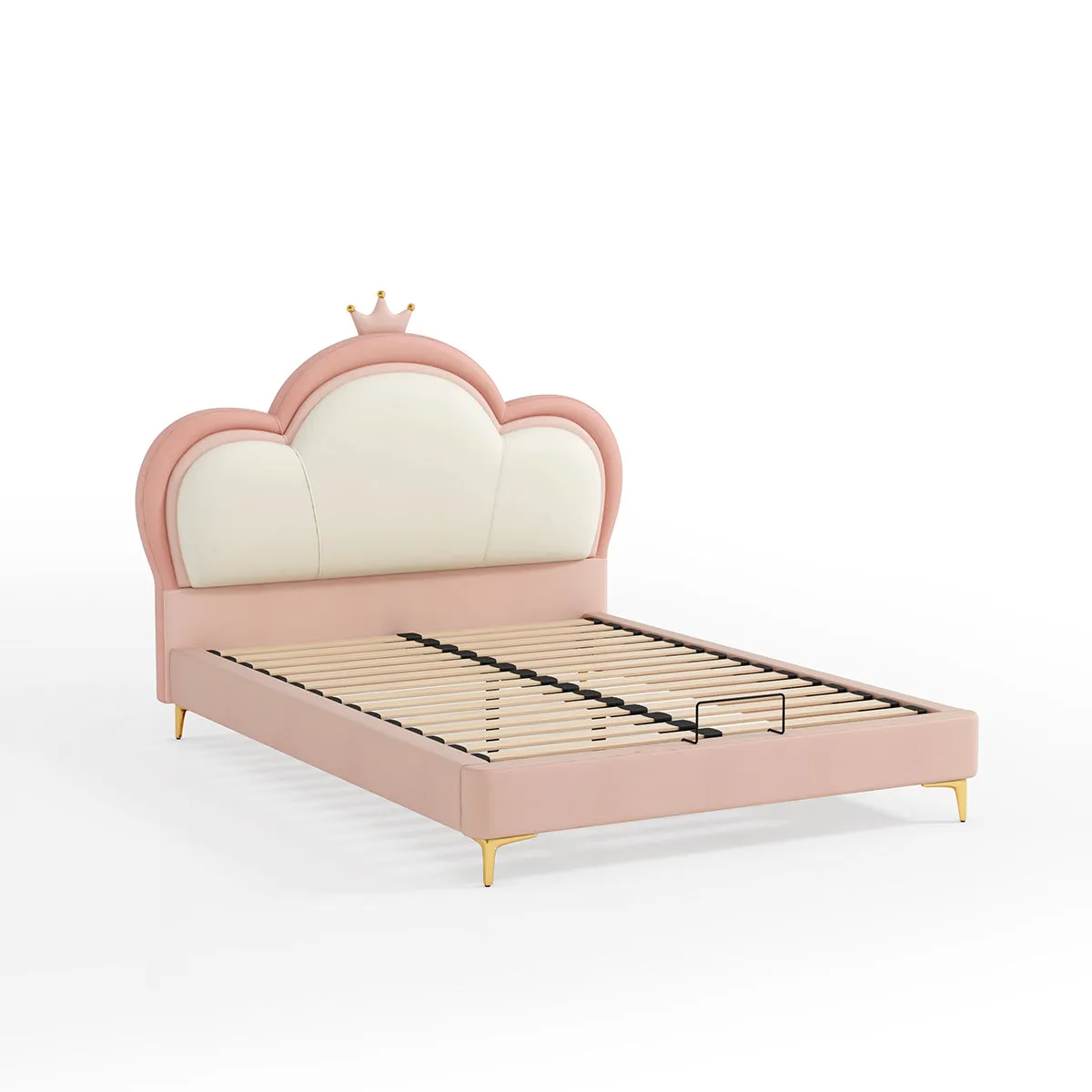 Pink Cloud Princess Bed with Mattress