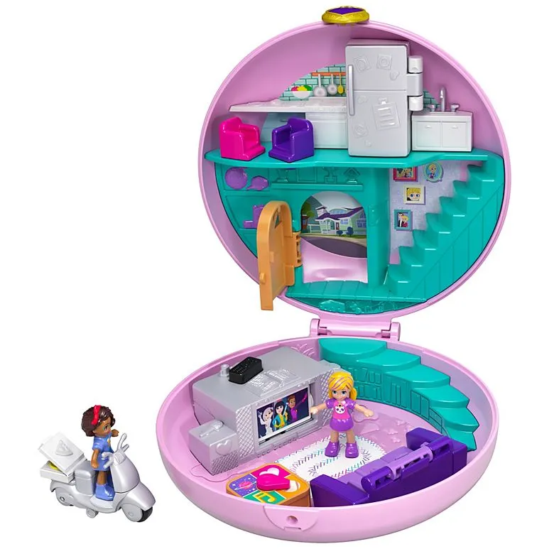 Polly Pocket Big Pocket World Donut Pajama Party Compact