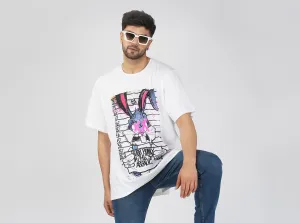 SLAY. Men's Bugs Bunny Oversized Drop shoulder T shirt