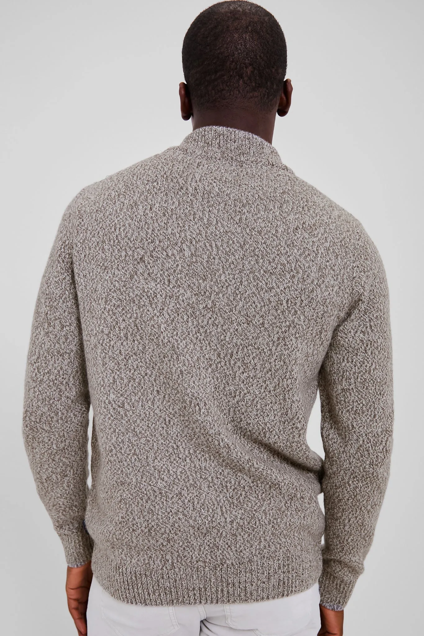 Stone Marl Sid Half Zip