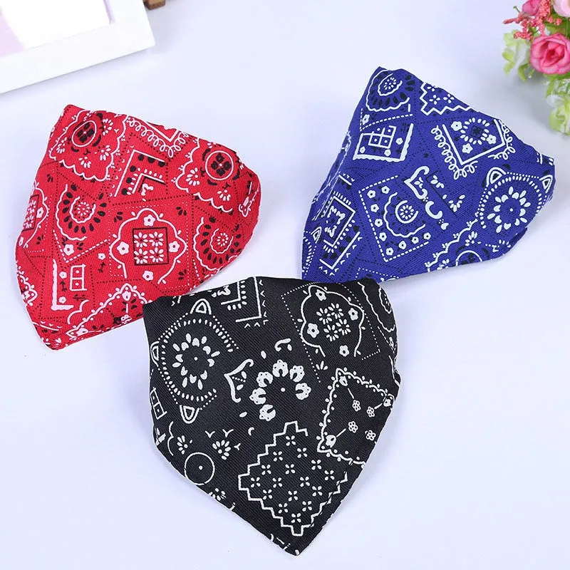 Stylish  Comfy Dog Bandanas Reversible  Adjustable Fit