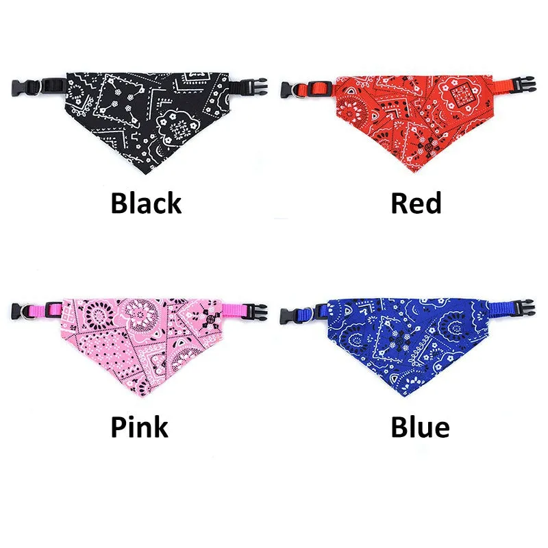 Stylish  Comfy Dog Bandanas Reversible  Adjustable Fit