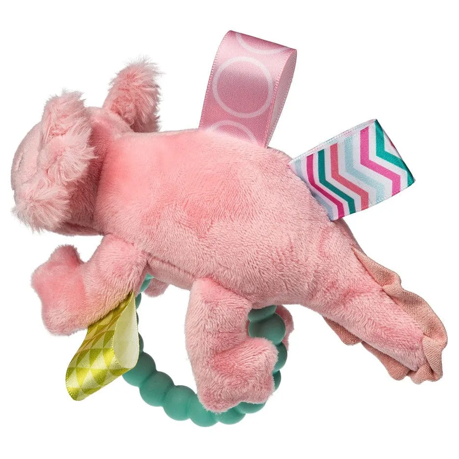 Taggies Lizzy Axolotl Teether Rattle – Pink