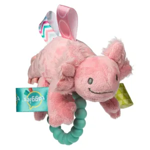 Taggies Lizzy Axolotl Teether Rattle – Pink