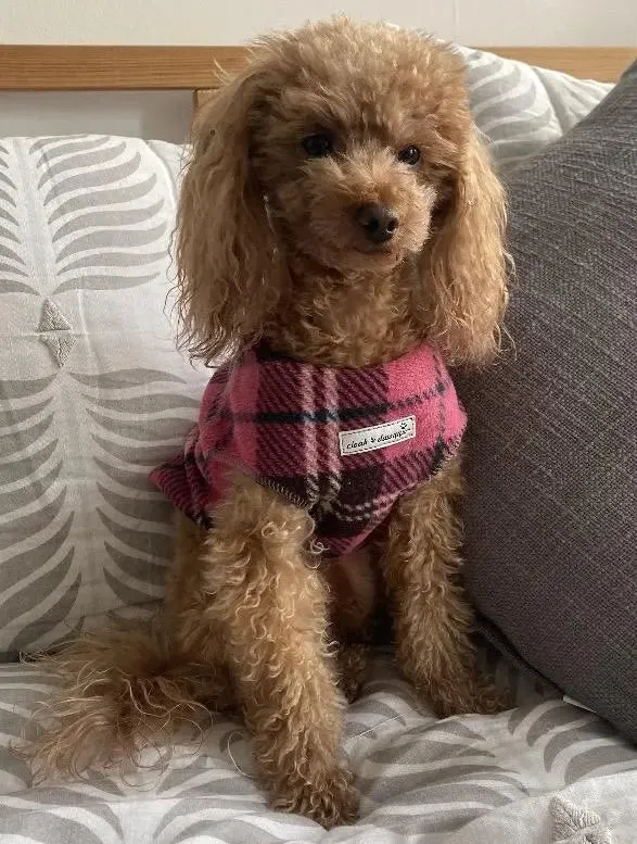 The Ultimate Plaid Warm Fleece Dog Sweater 3 LBS to 120 LBS