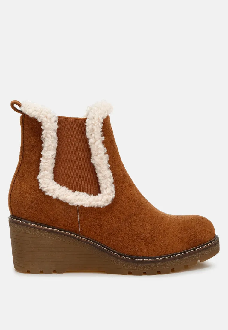 Thunderhoof Faux Fur Lined Chelsea Boots