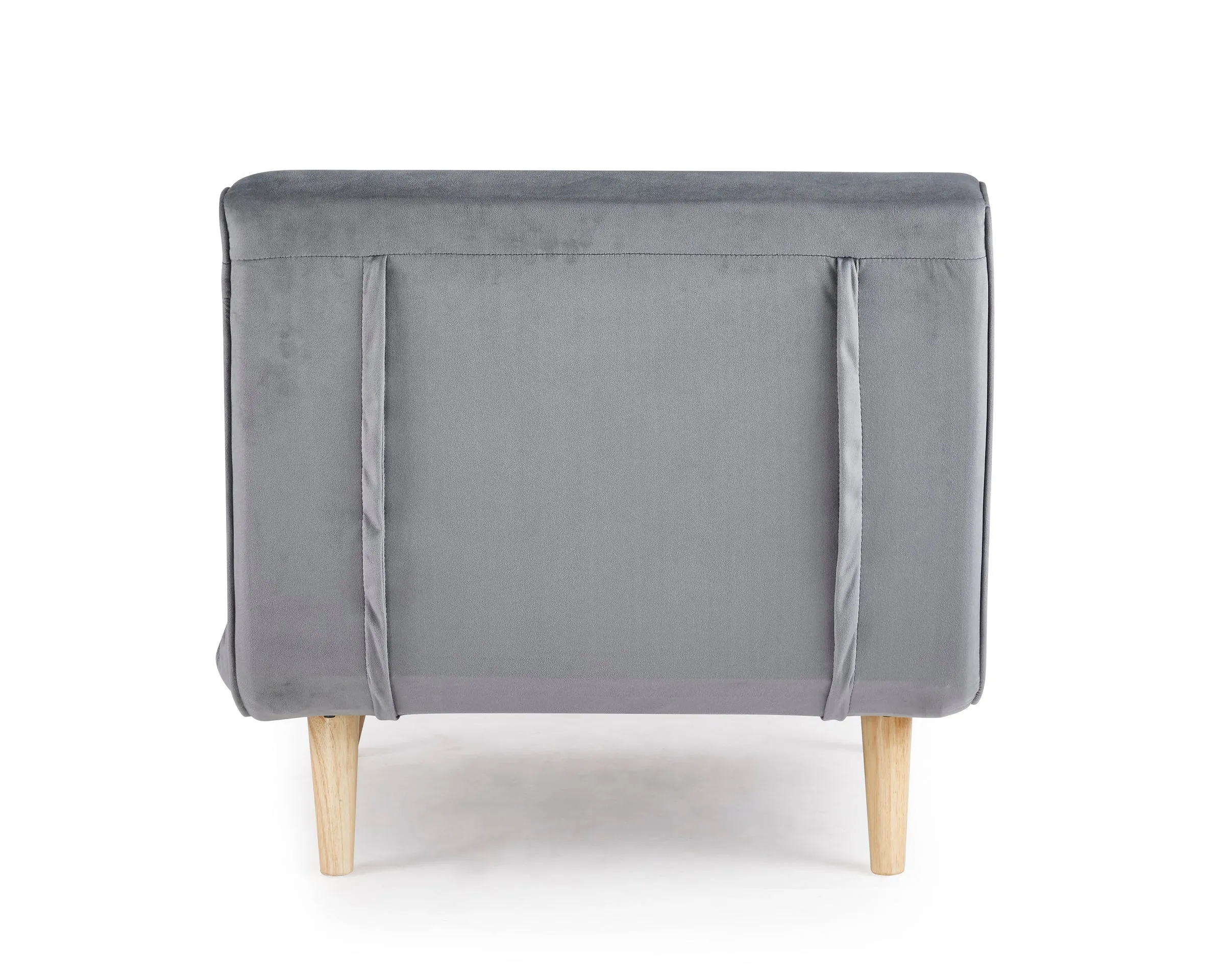 Valley Single Futon Sofa Bed - GreyVelvet