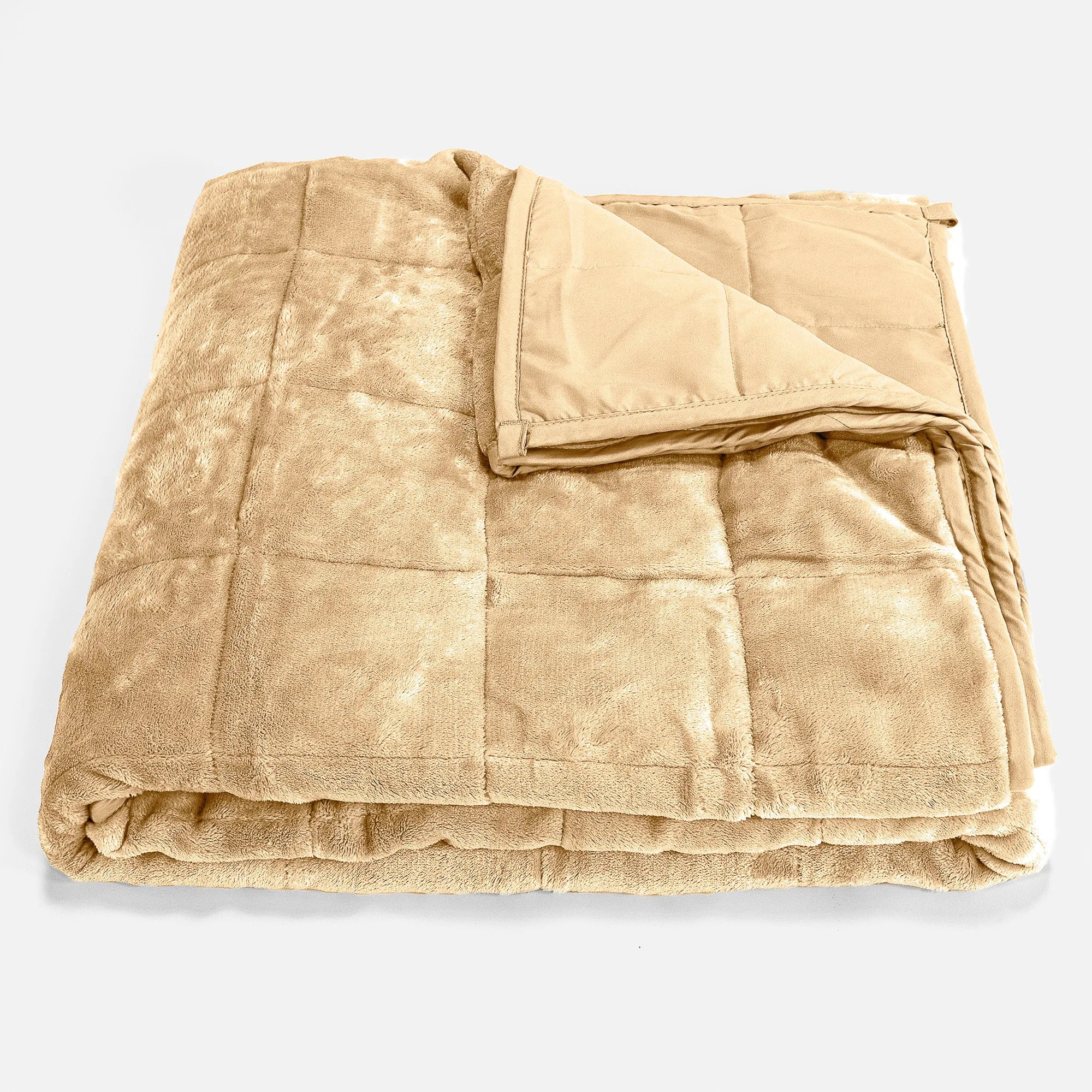 Weighted Blanket for Adults - Flannel Fleece Mink