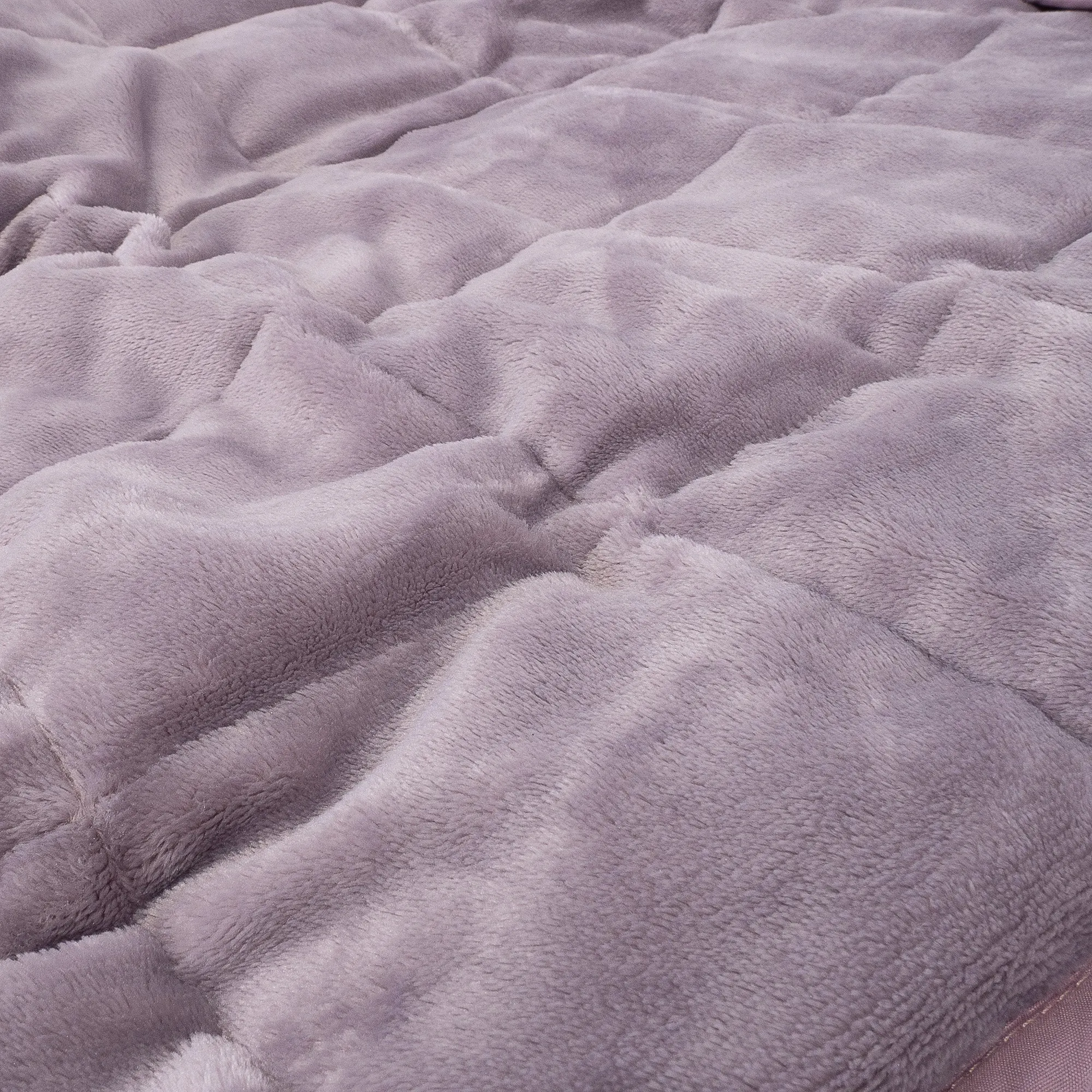 Weighted Blanket for Adults - Flannel Fleece Pale Pink