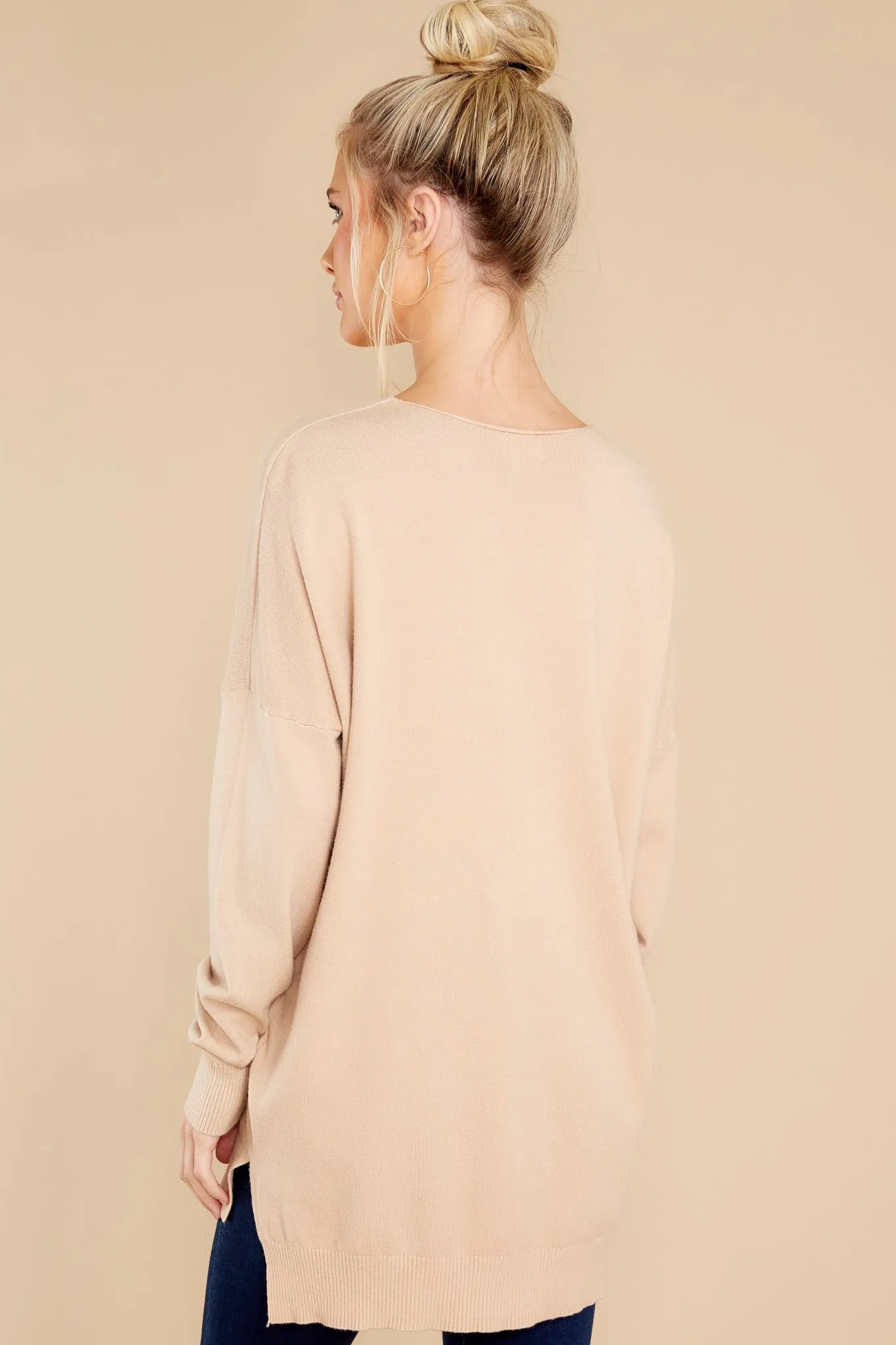 Wind Down Light Taupe Sweater (BACKORDER SEPTEMBER)