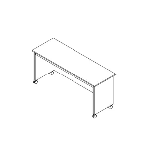 Wood Rolling Desk - RD100