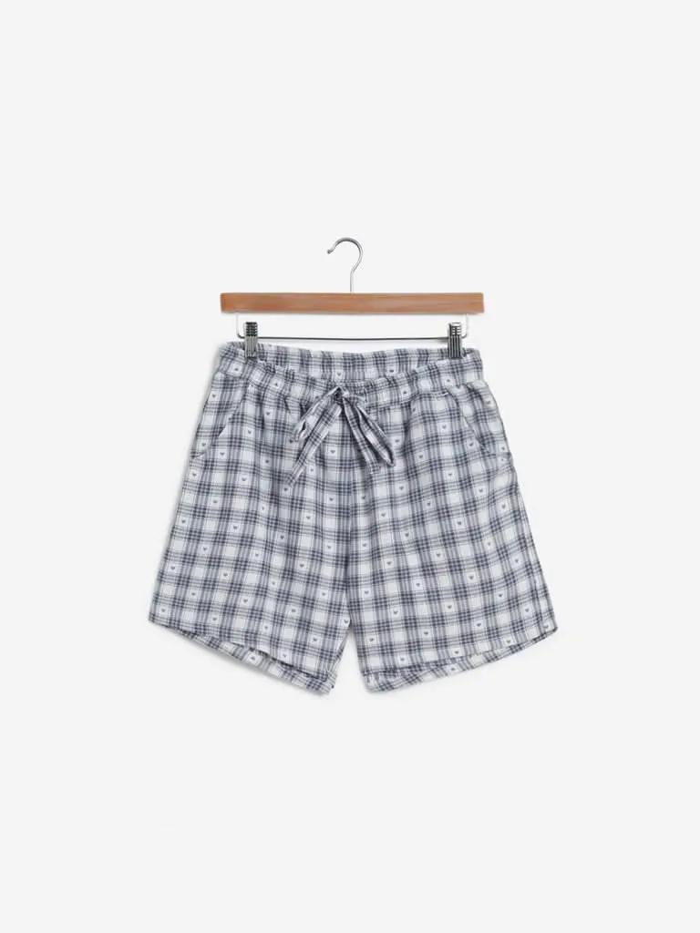 Wunderlove Multicoloured Check Shorts