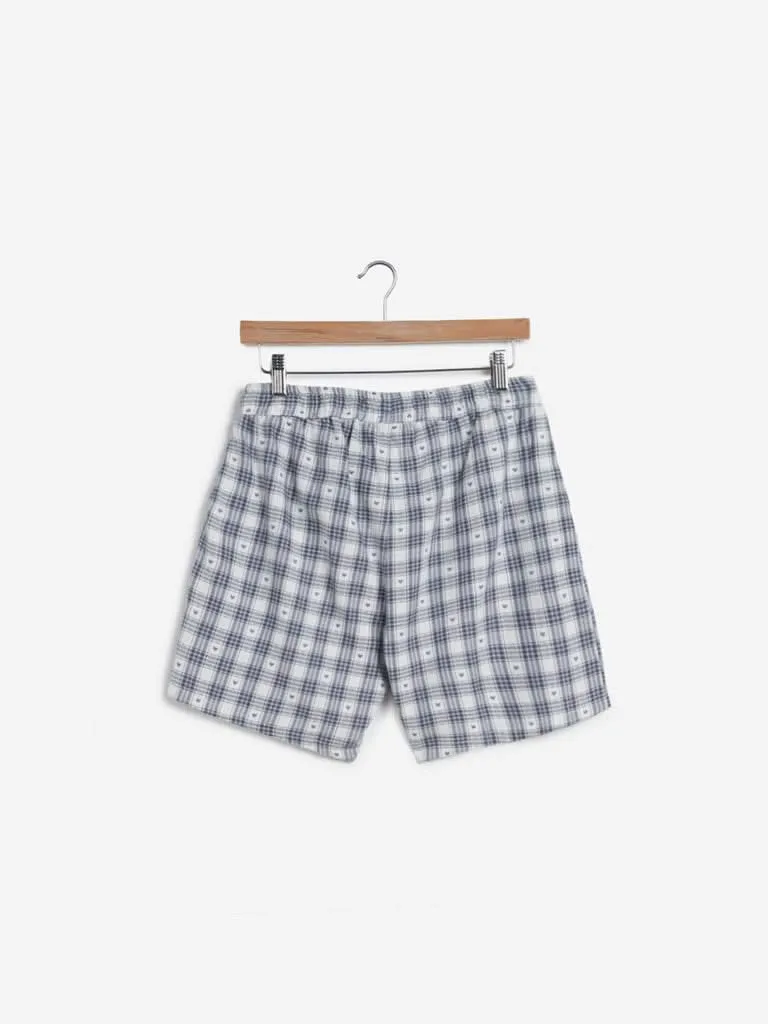 Wunderlove Multicoloured Check Shorts