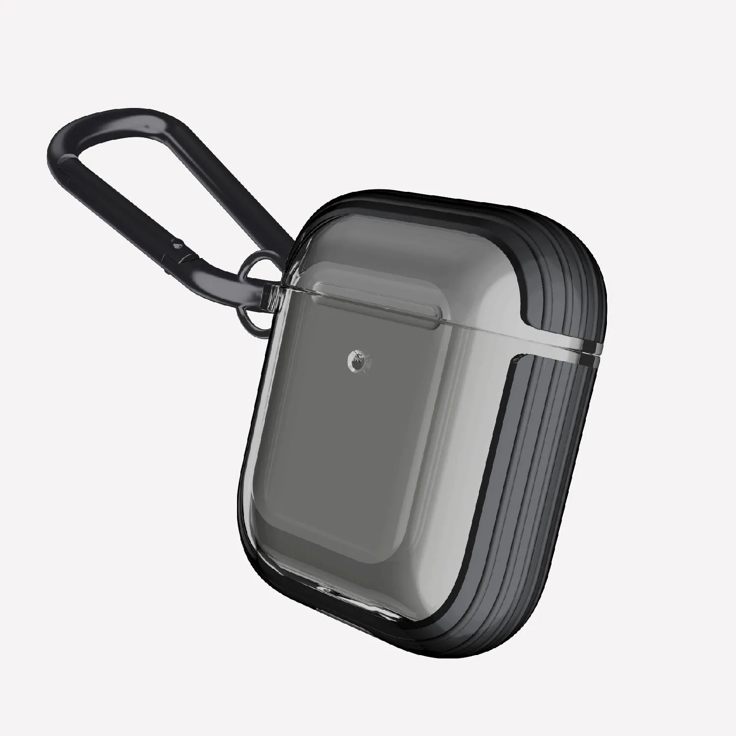 X-Doria Defense Clear Apple AirPods 2&1 Charging Case Cover with Carabiner Clip